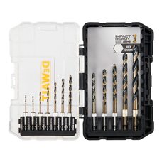 Набір свердел по металу DEWALT DWAH1182 BLACK & GOLD IMPACT READY