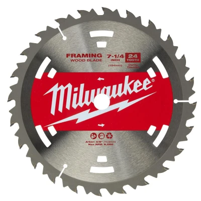 Пильный диск 7-1/4 (180mm) 24T Milwaukee 48-41-0710