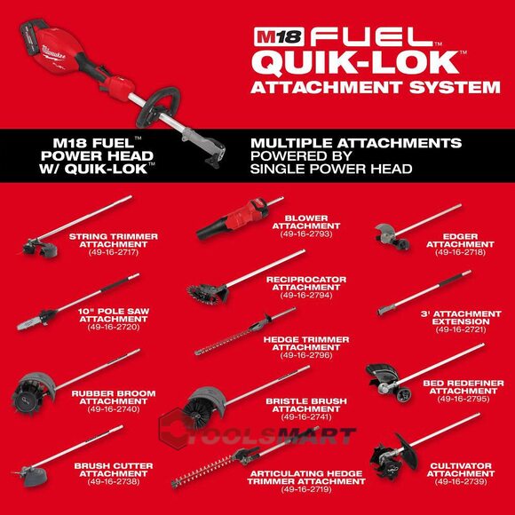 Акумуляторний тример Milwaukee 3016-20ST M18 FUEL QUIK-LOK