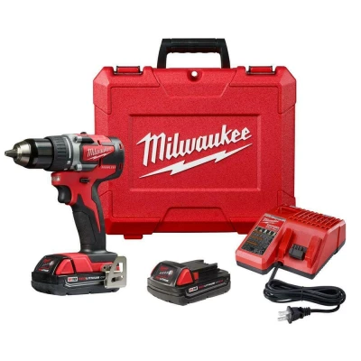 Шуруповерт аккумуляторный Milwaukee M18 CBLDD-202C (2801-22) BRUSHLESS