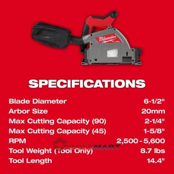 Акумуляторна безщіткова циркулярна пилка 55mm Milwaukee 2831-20 (FPS55-0P) M18 FUEL