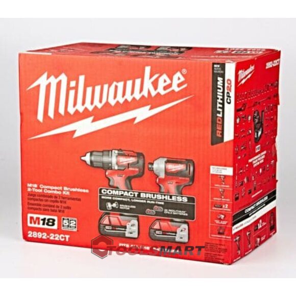 Набір безщіткових шурупокрутів Milwaukee M18 FUEL™ 2892-22CT