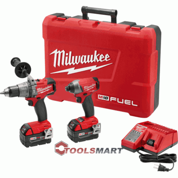 Набір безщіткових шурупокрутів Milwaukee M18 FPP-502C FUEL™ 5.0 Ah (2897-22)