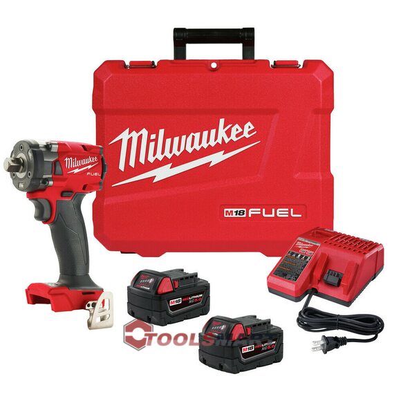 Акумуляторний ударний гайковерт 1/2" Milwaukee 2855P-22 (FIW2P12-502X) M18 FUEL™