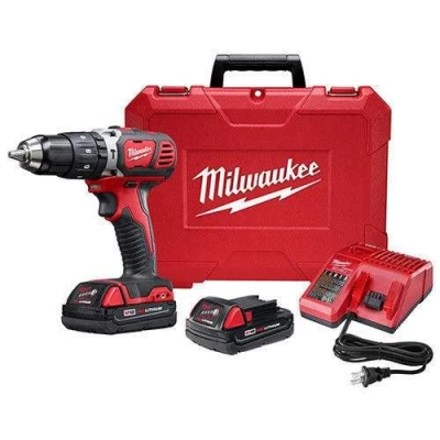 Шуруповерт ударный аккумуляторный Milwaukee C18 PD-202С (2607-22CT)