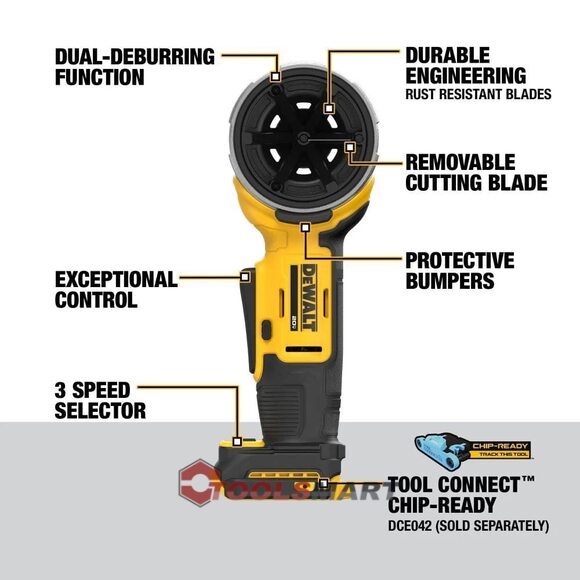 Аккумуляторный фаскосниматель для труб DEWALT DCE710B 20V MAX
