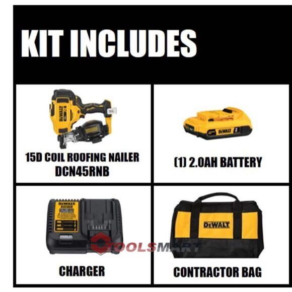 Акумуляторний покрівельний нейлер DEWALT DCN45RND1 20V MAX
