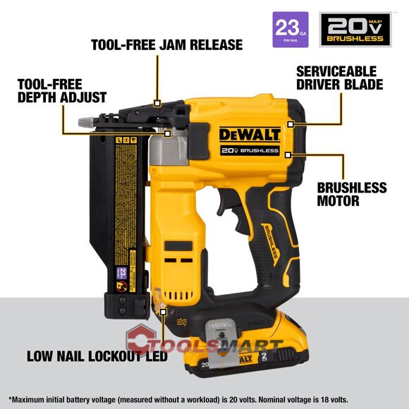 Акумуляторний нейлер DEWALT DCN623D1 20V MAX