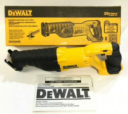 Аккумуляторная сабельная пила DEWALT DCS380B 20V MAX
