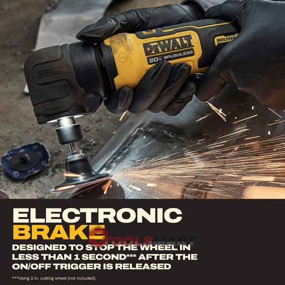 Акумуляторна кутова шліфувальна машина (гравер) DEWALT DCG422B ATOMIC 20V MAX