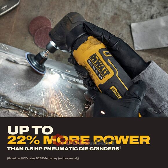 Акумуляторна кутова шліфувальна машина (гравер) DEWALT DCG422B ATOMIC 20V MAX