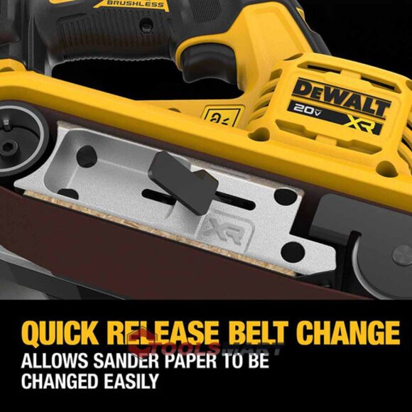 Безщіткова стрічкова шліфмашинка 75x533 DEWALT DCW220B XR 20V Max