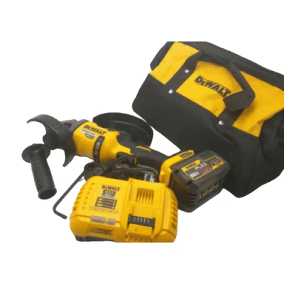 Аккумуляторная болгарка (УШМ) DEWALT DCG414T1 FLEXVOLT 60V MAX 125-150 мм