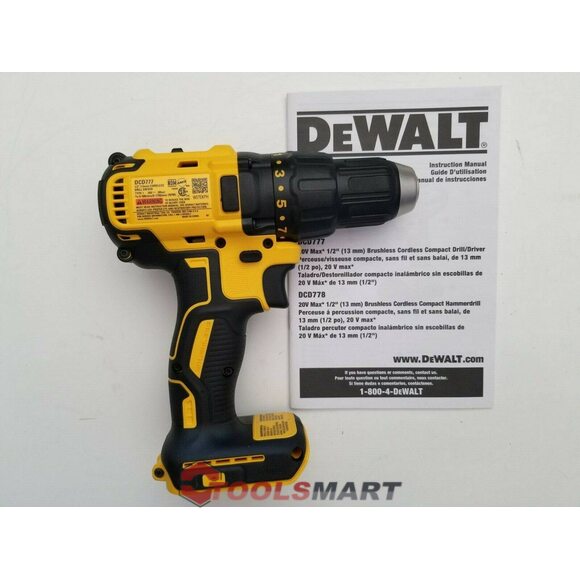 Безщітковий дриль-шуруповерт DEWALT DCD777B 20V MAX* XR