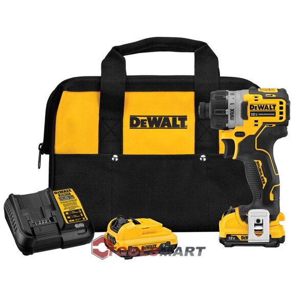 Безщітковий акумуляторний шуруповерт DEWALT DCF601F2 XTREME 12V MAX