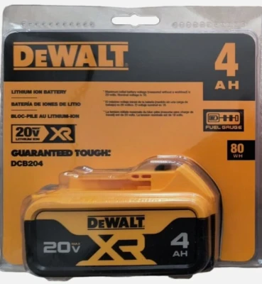 Акумулятор (батарея) DEWALT DCB182 (DCB204) 4.0 Ач 20V MAX XR