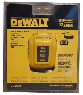 Источник питания DEWALT DCB090 12V/20V MAX USB Power Source