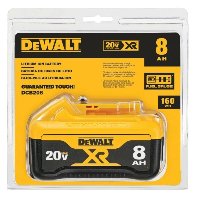 Аккумулятор (батарея) DEWALT DCB208 8.0Ач 20V MAX XR