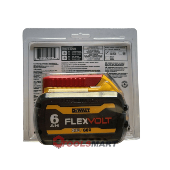 Акумуляторна батарея DEWALT DCB606 (DCB546) 6Ah 20V/60V MAX* FLEXVOLT