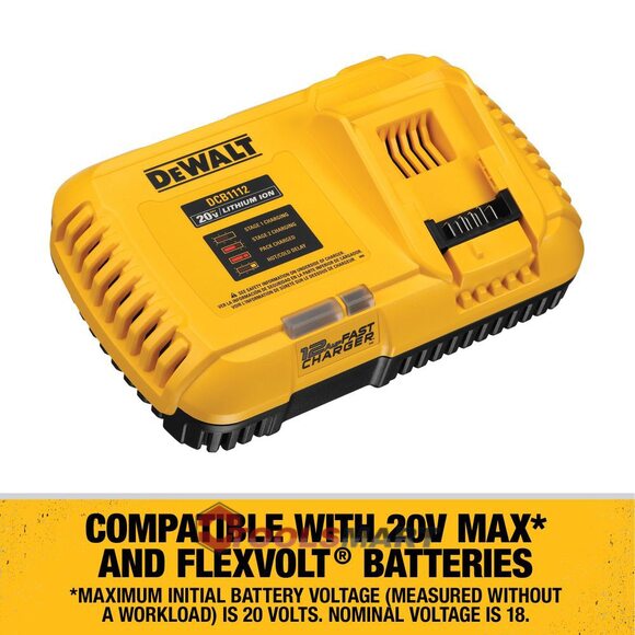 Зарядное устройство (зарядка) DEWALT DCB1112 (DCB117) 20V/60V MAX 12А 220В