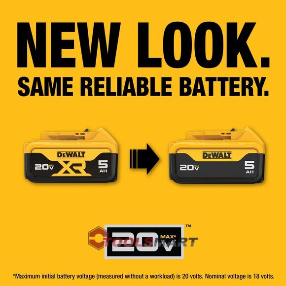 Аккумуляторная батарея DEWALT DCB205 (DCB184) Li-Ion 5Ah 18/20V MAX* XR