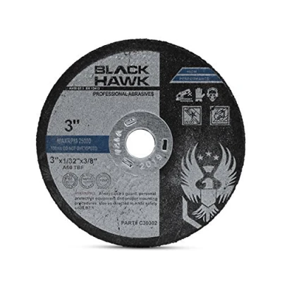 Диск відрізний по металу для кутового різака Black Hawk 76mm (25шт)
