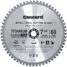 Диск пильний по металу Concord 60T 185mm