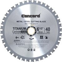 Диск пильный по металлу Concord 40T 165mm
