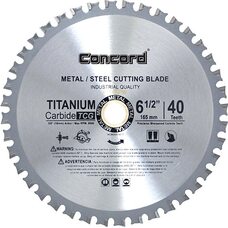 Диск пильний по металу Concord 40T 165mm