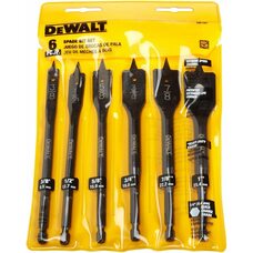 Набір пір'яних свердел 6 шт DEWALT DW1587