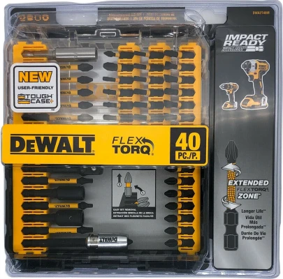 Набір біт 40 шт DEWALT DWA2T40IR Impact Ready