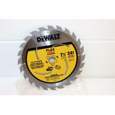 Диск пильний по дереву DEWALT DWAFV3724 Flexvolt 24T 185мм