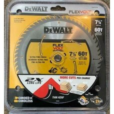 Диск пильний по дереву DEWALT DWAFV3760 Flexvolt 60T 185мм