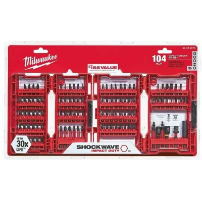 Набор бит 104 шт Milwaukee 48-32-4076 Shockwave Impact Drive