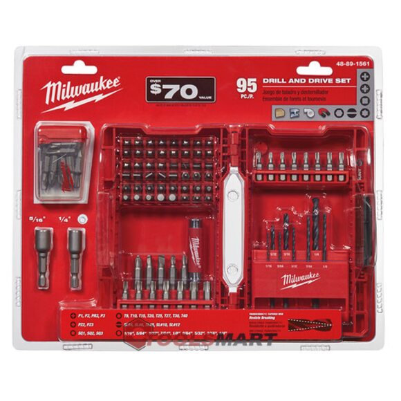 Набір біт 95 шт MILWAUKEE 48-89-1561