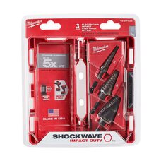 Набір ступінчастих (конусних) свердел MILWAUKEE 48-89-9257 3 шт