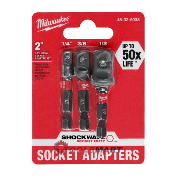 Набор переходников Milwaukee 48-32-5033 Shockwave Impact Drive