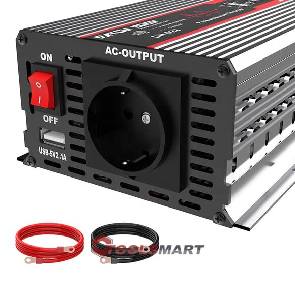 Інвертор DATOUBOSS DN-022 1000W/2000W 12В - 220В з чистою синусоїдою