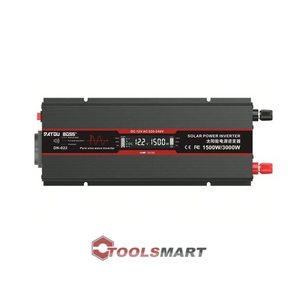 Інвертор DATOUBOSS DN-022 1500W/3000W 12В / 220В з чистою синусоїдою