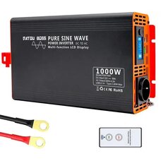 Інвертор DATOUBOSS PSW1000 1000W/2000W 12В - 220В з чистою синусоїдою