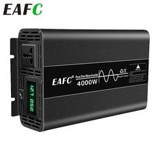 Інвертор EAFC 4000W, 12В - 220В, з чистою синусоїдою