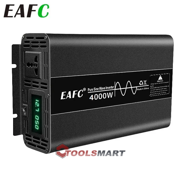 Інвертор EAFC 4000W, 12В - 220В, з чистою синусоїдою