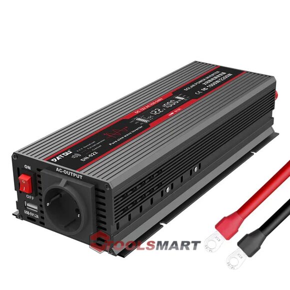 Інвертор DATOUBOSS DN-022 1000W/2000W 12В - 220В з чистою синусоїдою
