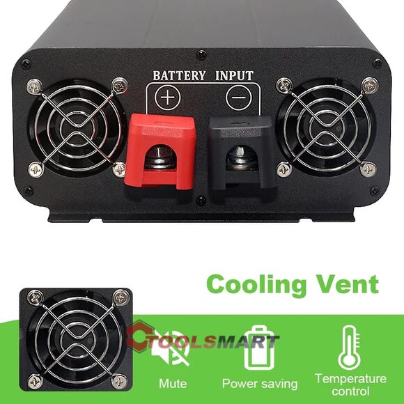 Інвертор EAFC 5000W 12В - 220В чиста синусоїда
