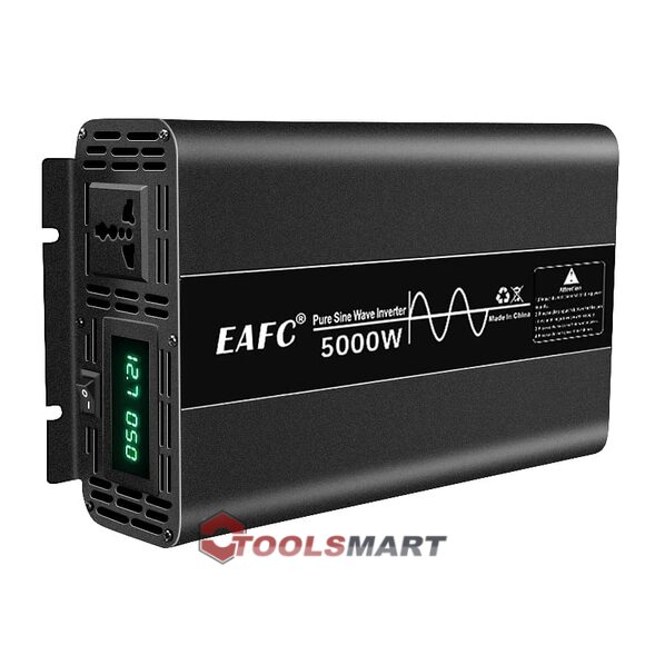 Інвертор EAFC 5000W 12В - 220В чиста синусоїда