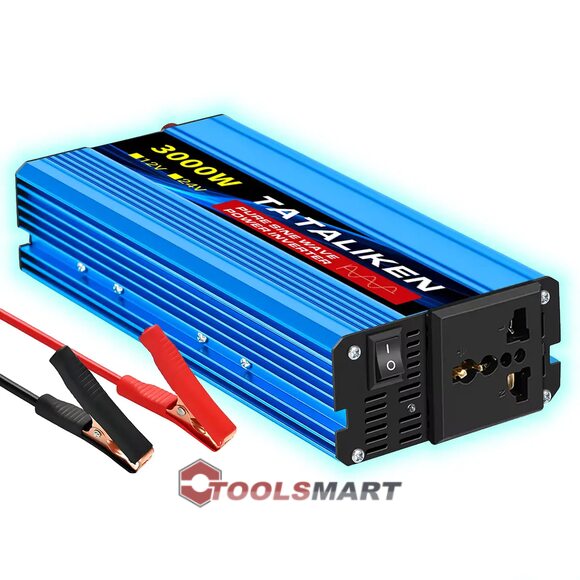 Інвертор TATALIKEN 3000W/1200W 12В - 220В з чистою синусоїдою