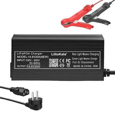 Зарядний пристрій (зарядка) LiitoKala 20A 14.6V 4S 300W для акумуляторів LiFePO4