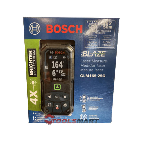 Лазерна рулетка далекомір Bosch GLM165-25G Professional BLAZE