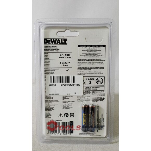 Лазерна рулетка далекомір DEWALT DW099E