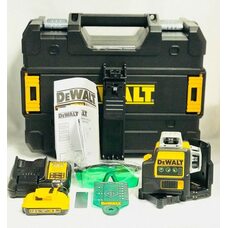 Лазерний рівень 360º DEWALT DW089LG (DCE089D1G) 12V з променями зеленого кольору